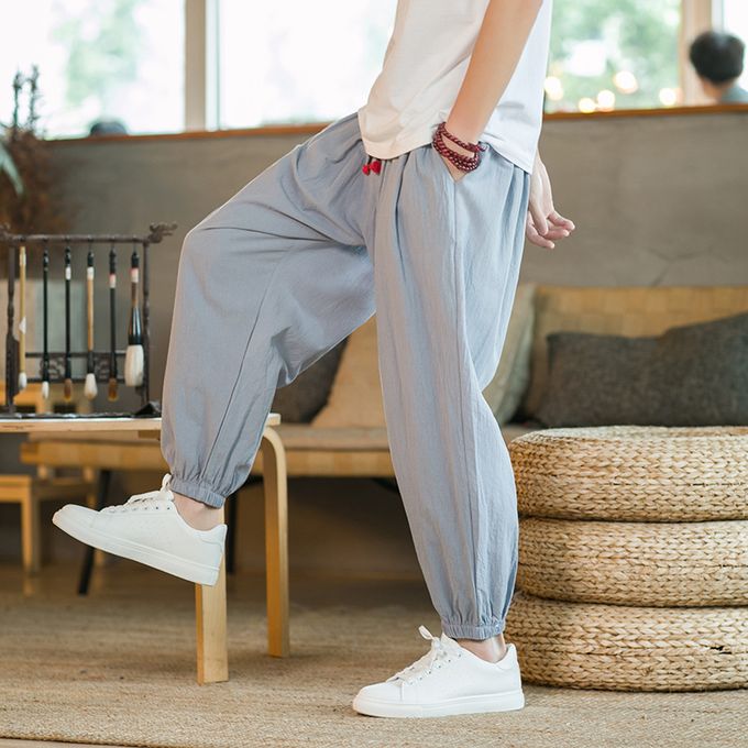 Mens Flowy Harem Pants | Elephant Pants – Lannaclothesdesign Shop