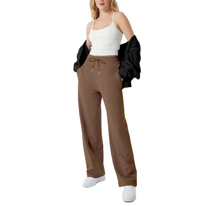 Nileton Sportswear - Sport Leggings Pants With Wide Leg - High