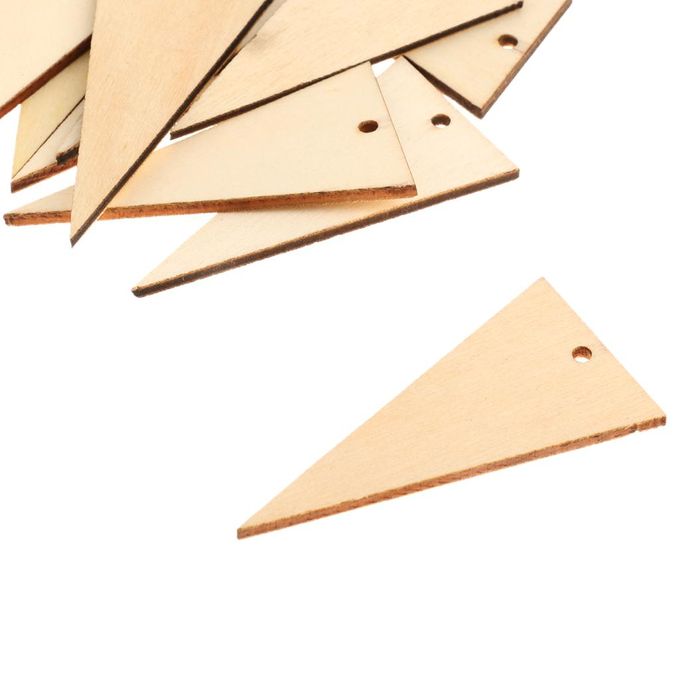 Generic 60pcs Geometric Wood Shapes For Crafts Wood DIY Woodcrafts @ Best  Price Online