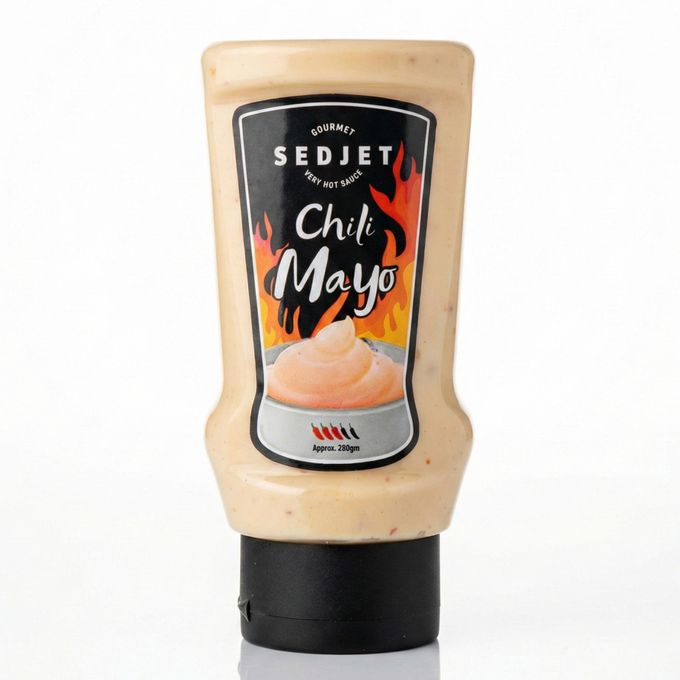 SEDJET Chili Mayonnaise – Crafted with Sweet Chili Flakes Natural fat content 70% – 280 g