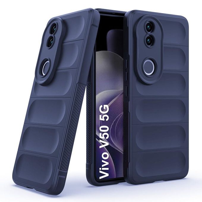 Rojeuinn cover per Vivo V50 5G,Softshell in TPU ultrasottile e altamente trasparente, rinforzato ai quattro angoli, antiurto, anticaduta, anti-impronta, antivegetativo -Trasparente