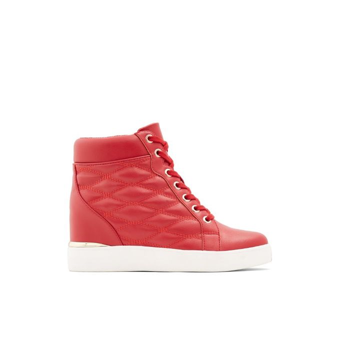 aldo boots red