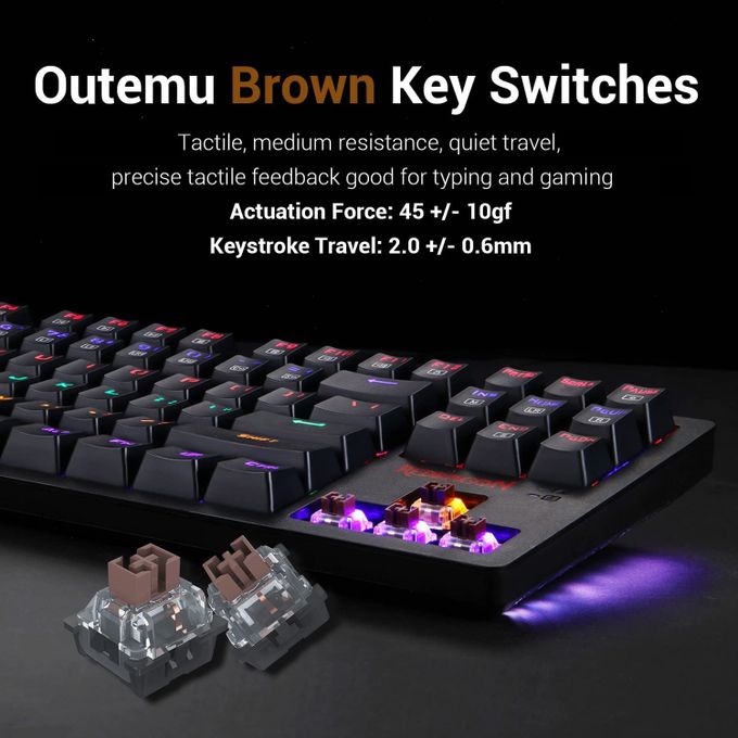 product_image_name-Redragon-Redragon K598 Wireless Mechanical Gaming Keyboard Compact 87 Key Tenkeyless RGB Backlit Computer Keyboard with Brown Switches for Windows PC Gamers-4