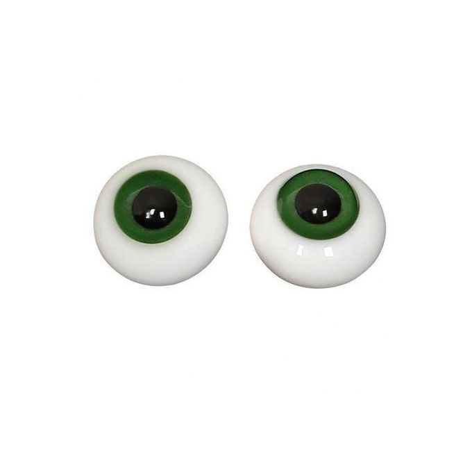 Generic 2x 6mm Doll Eyeballs Round Glass Eyes For DIY Doll Making Crafts @  Best Price Online