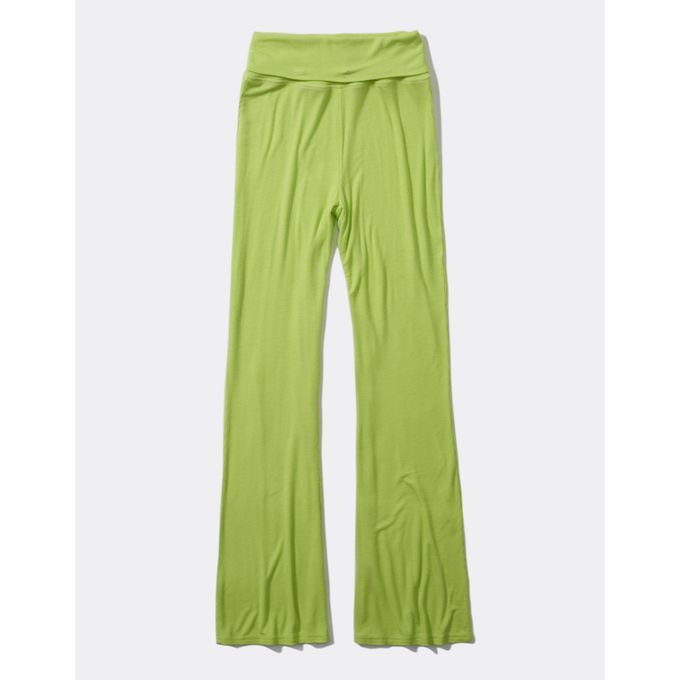 Buy Aerie Real Soft Foldover Flare Pant online