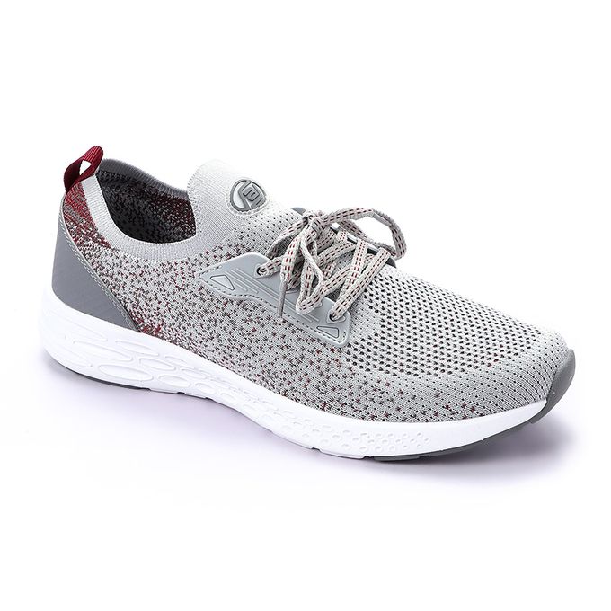 light gray slip on sneakers