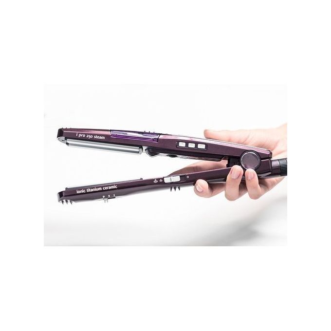 Shop Babyliss ST395E IPro 230 Steam Wet And Dry Hair Straightener - 230Â°C - Purple | Jumia Egypt