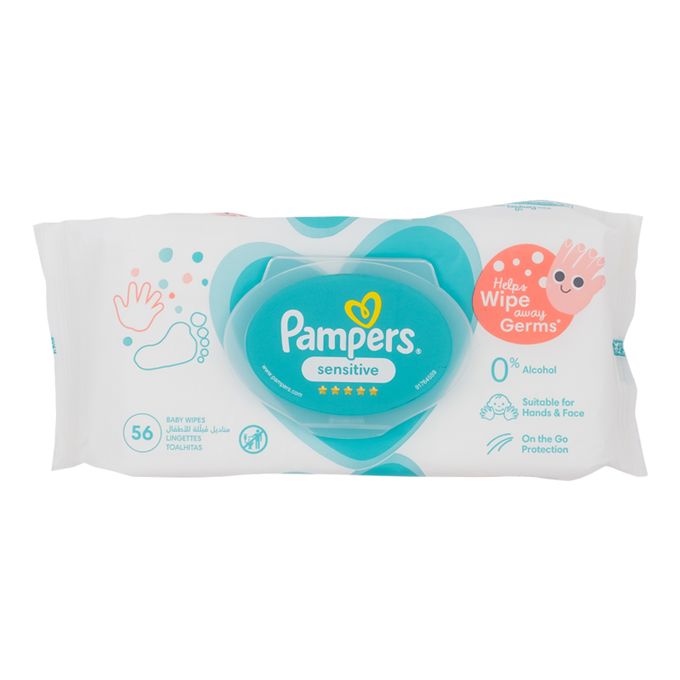 Sensitive - Pampers - 56 lingettes