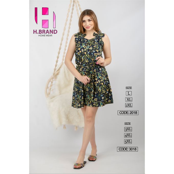 H Brand Home Wear Short Dress