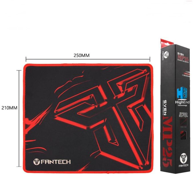 product_image_name-FANTECH-SVEN MP25 Gaming Mouse Pad - Size 25 X 21 CM - SPEED EDITION - EDGE STITCHED - Non-Slip-2