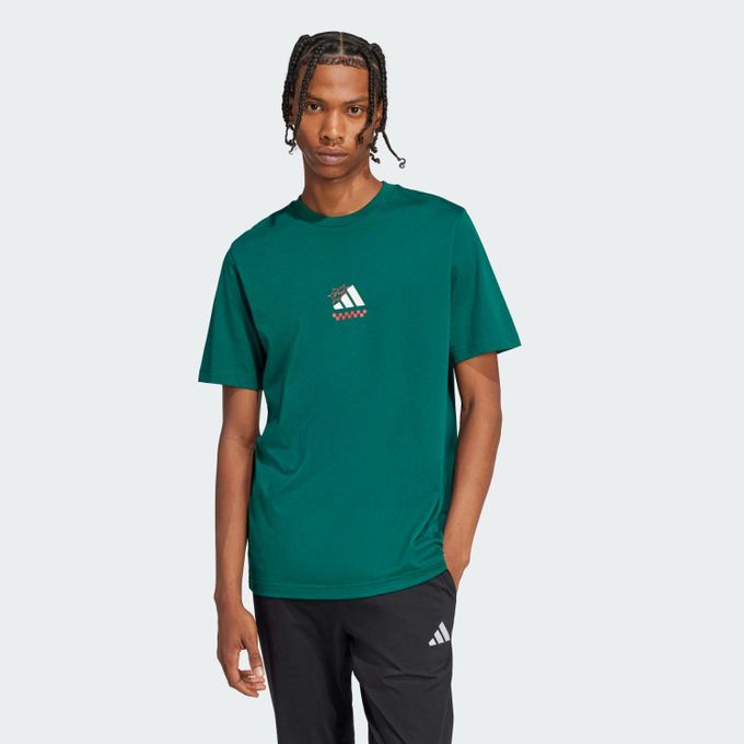 ADIDAS LOUNGE PIZZA GRAPHIC T-SHIRT-CGREEN - ADIDAS - Jumia