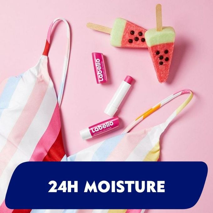 product_image_name-Labello-Lip Balm, Moisturising Lip Care, Watermelon Shine 4.8g-2