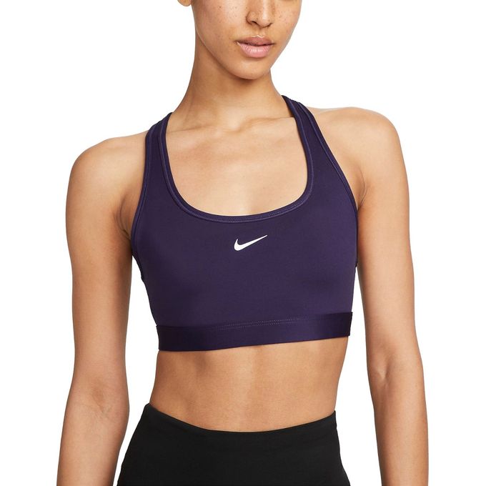 Top Nike Swoosh Light Support Feminino DX6817-010 - Ativa Esportes