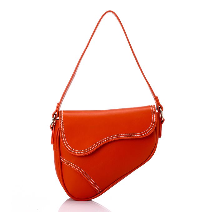 Orange Metallic Shoulder Bag – Eve's Fashion Boutique