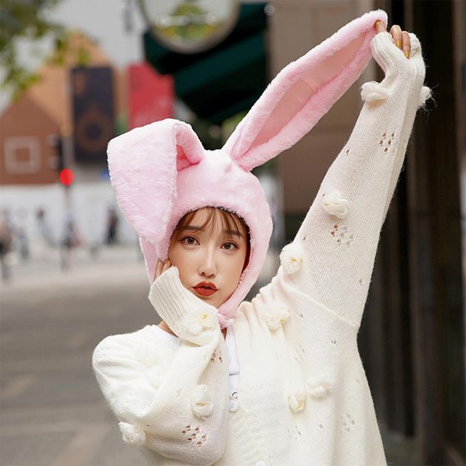 HMS Pink Bunny Costume Hat