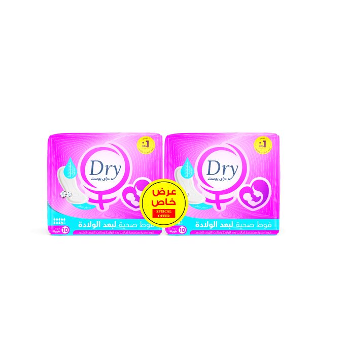 Dry Postpartum Pads - Large - 10Pcs price in Egypt, Jumia Egypt