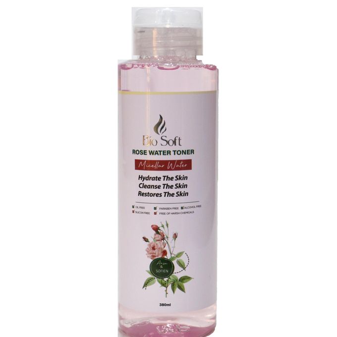 product_image_name-Bio Soft-Rose Water Toner Micellar Water 380 ML-1