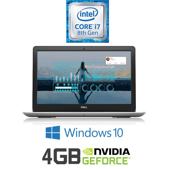 Shop Dell Inspiron 15 5583 Laptop Intel Core I7 8gb Ram 1tb Hdd 15 6 Inch Fhd 4gb Gpu Windows 10 Silver Jumia Egypt