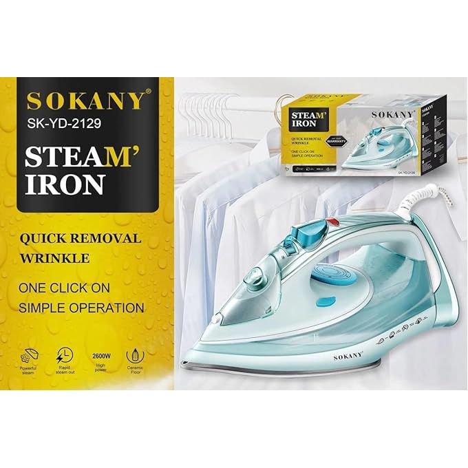 Sokany (SKYD2129) Steam Iron 2600 Watt Best Price Online Jumia Egypt
