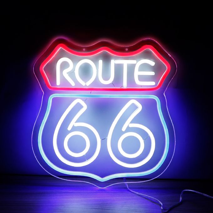 route 66 neon sign