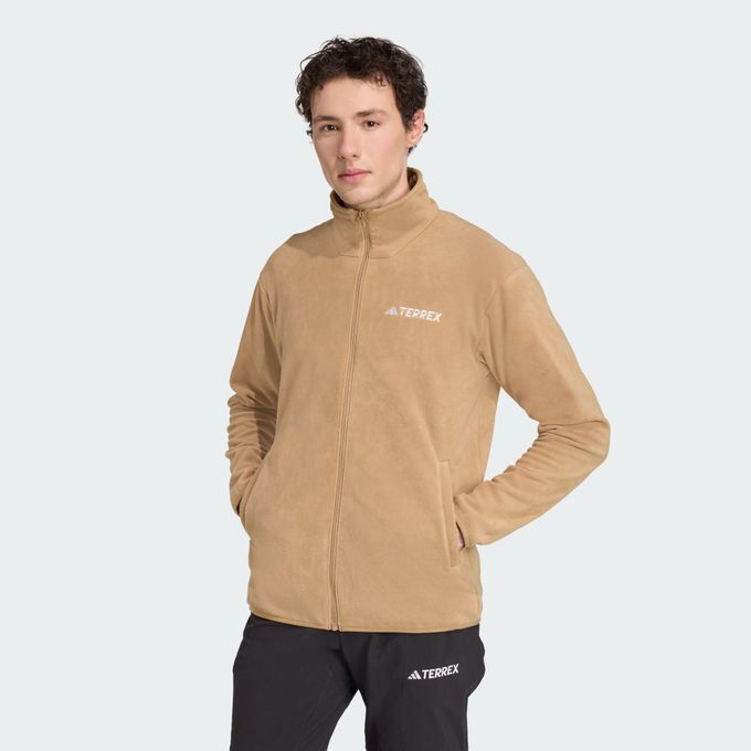 Multi Essentials Full-Zip Fleece Jacket-JM3115 - ADIDAS