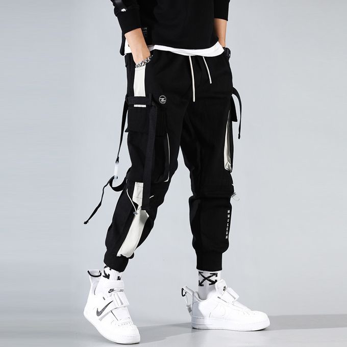 What is Solid Color Casual Fleece Pants American Street Dance Suit Hiphop  Trousers for Men