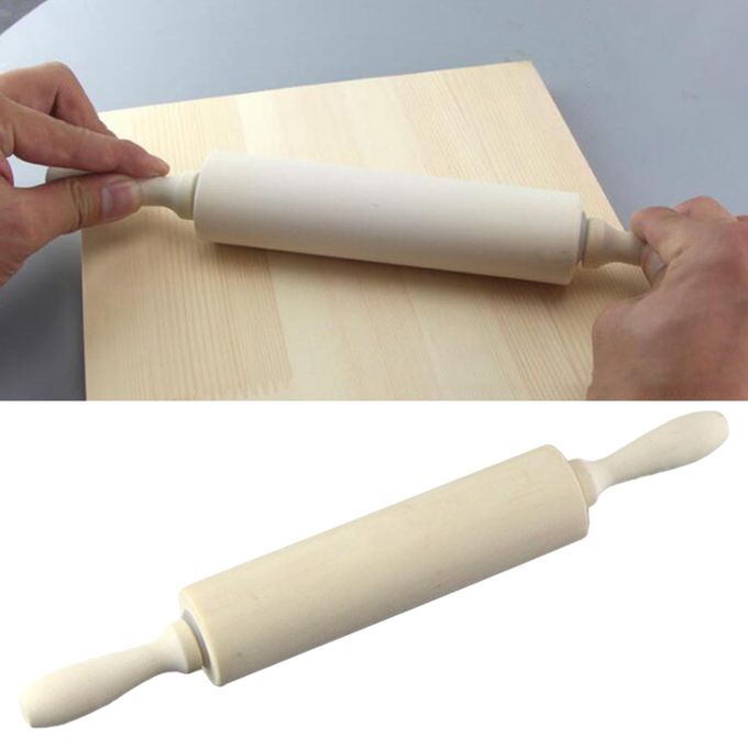 Novice Bakeware, Super Easy to Use with a Rubber Band Sticking White Rolling  Pin, Plastic Rolling Pin Fondant Dedicated (FP-216) - China Fondant Cake  Rolling Pin and All Kinds of Rolling Pin