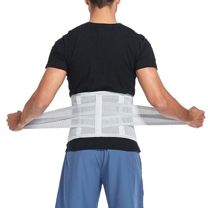 Fashion Grey Worthdefence Orthopedic Corset Back Support Gym Fitness Weightlifting Belt Waist Belts Squats Dumbbell Lumbar Protector MAA Best Price Online Jumia Egypt