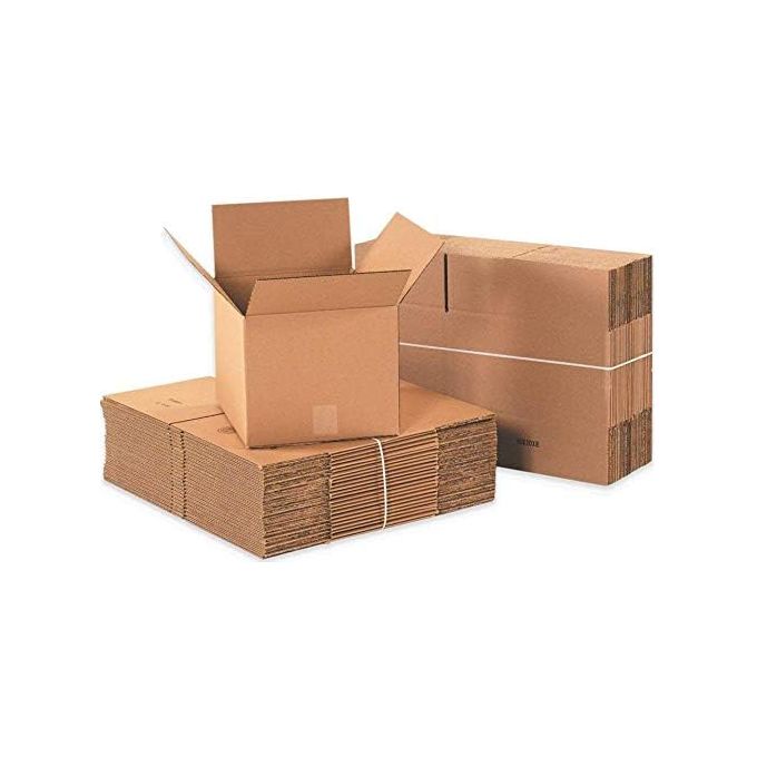 ⁦مجموعة صناديق كرتونية للتخزين والشحن تتحمل حتى 40 كجم من 3 قطع بني, CARGO⁩ - الصورة ⁦3⁩