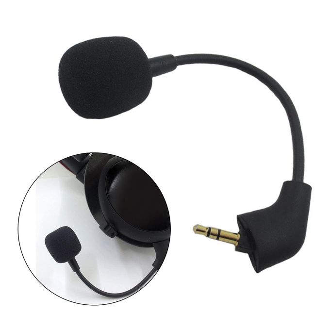 Generic Gaming Headset Mic Replace Detachable Black Plug Play