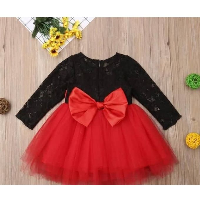 red and black dress for girls