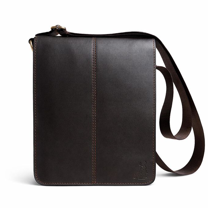 Men's Genuine Leather Crossbody Bag – Stylish Shoulder Bag
