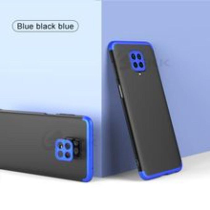 Shop Gkk 4in1 360 Case With Camera Protection For Xiaomi Redmi Note 9s Note 9 Pro Black Blue Jumia Egypt