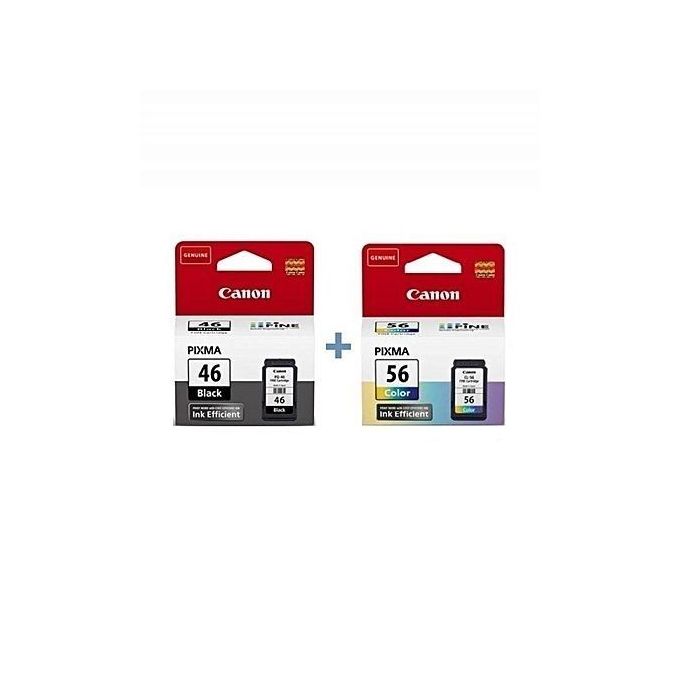 pg 46 black cl 56 color ink cartridges