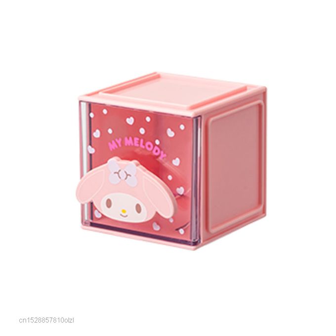 ABBY jewelry storage] Hộp Đựng Đồ Sanrio Anime Kawaii Hộp Đựng Trang Sức  Hoa Cúc Lá