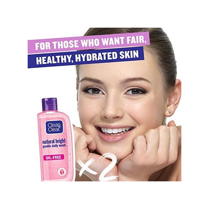 Clean and clear natural bright face wash discount