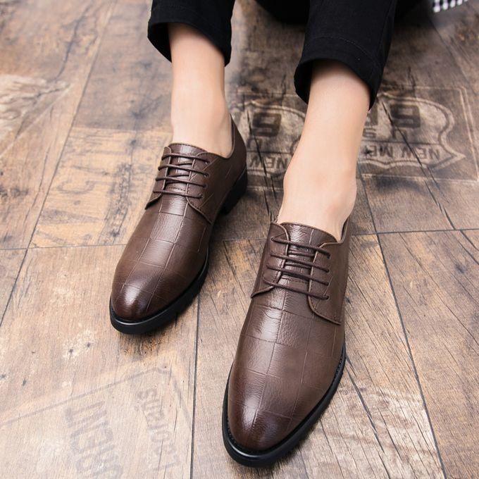 Dropship Four Seasons Size 38-48 Slip-on Leather Shoes Men Retro Business  Casual Loafers Lightweight Tassel Vintage Brown Classic Black to Sell  Online at a Lower Price