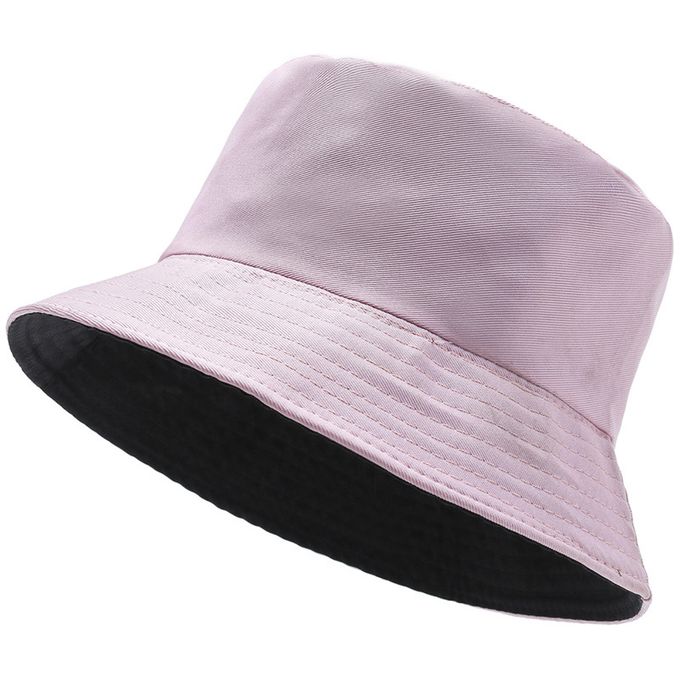 Fashion Black White Solid Bucket Hat Unisex Bob Caps Hip Hop Gorros Men  Women Summer Panama Cap Beach Sun Fishing Boonie Hat @ Best Price Online