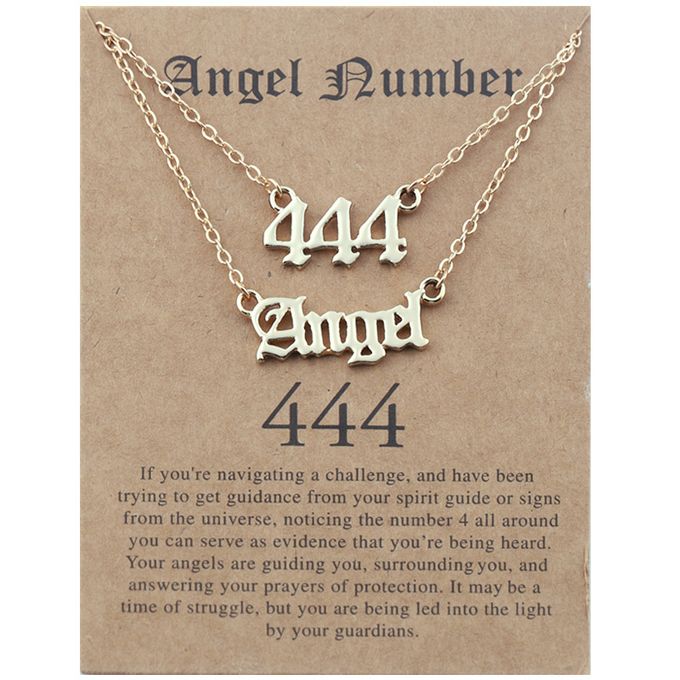 Angel Number Necklace, 11 11 Necklace, 444 Necklace, 222 Necklace – Abiza