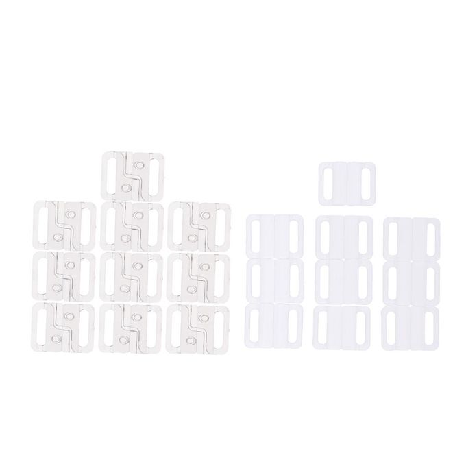 10pcs 14mm Plastic Bikini Clips Hook Snap Clasps Swimwear Bathing