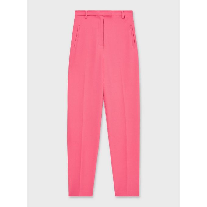 hot pink cigarette trousers