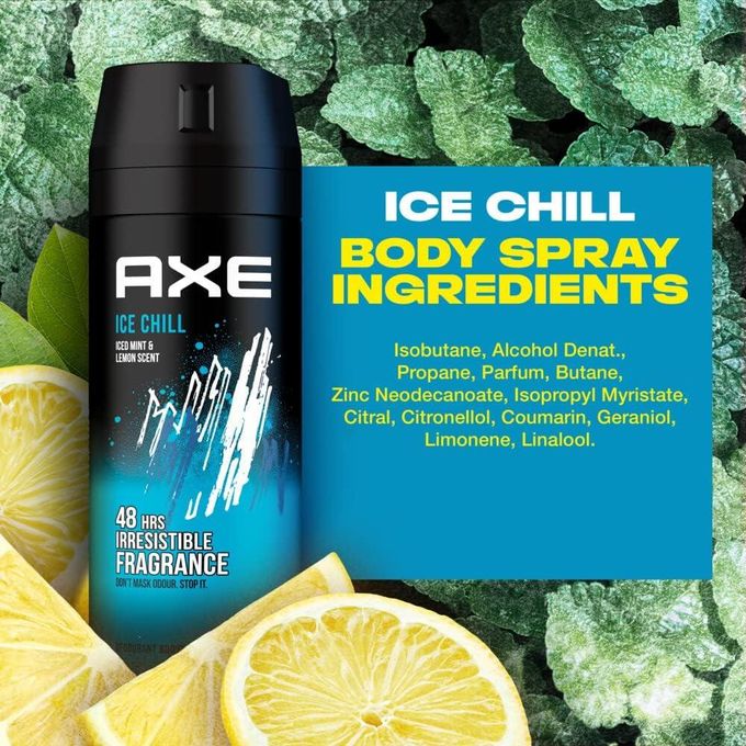 Axe اكس اسبراى بالنعناع و الليمون 150مل