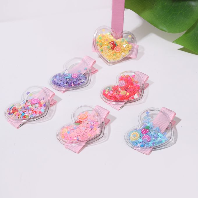 Generic 6 Heart Glitter Hair Clips @ Best Price Online | Jumia Egypt