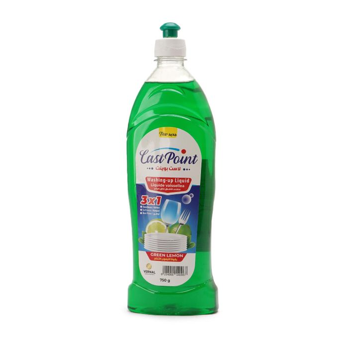 Last Point Washing Up Liquid With Green Lemon 0.750LL