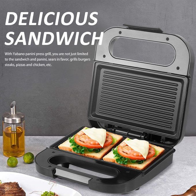 product_image_name-Sokany-Electric Grill & Sandwich Maker-800 W (Non Stick Coating+ Double Side Heating)-1