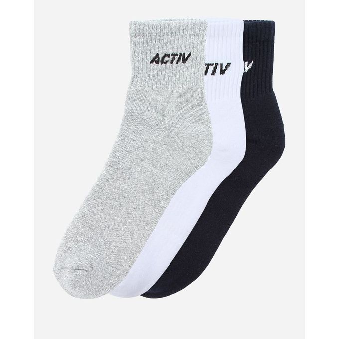 Activ Set Of 3 Anklet Socks - White @ Best Price Online | Jumia Egypt