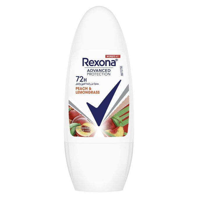product_image_name-Rexona-Rexona ريكسونا للنساء مزيل العرق المضاد للتعرق بالخوخ و عشبة الليمون رول اون 50 مل-1
