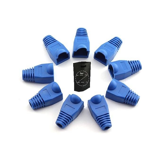 غطاء محول RJ45 لكابلات الشبكة 6 مم مع 100 قطعة + حقيبة زيجور الخاصة ...