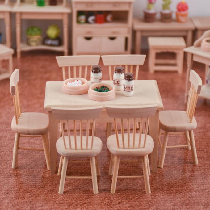 Miniature dining outlet table and chairs