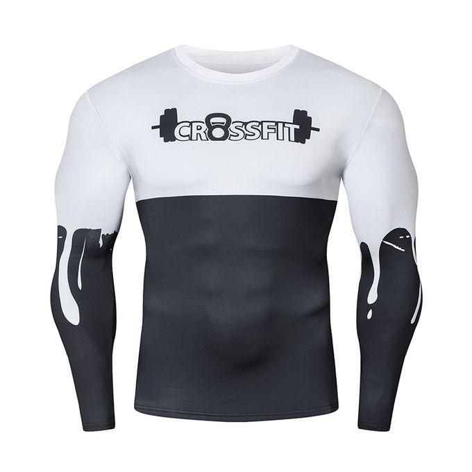 Buy Mens Compression T Shirt Anime Skin Tight Muscle Gym Battle Armor 3D  Sport Shirt L Online at desertcartINDIA